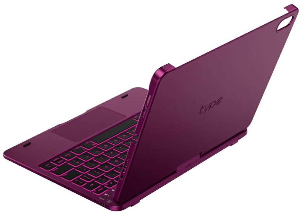 Typecase Flexbook Touch do iPad 11" (A16) 2025 / iPad 10.9" 2022 aviečių spalvos