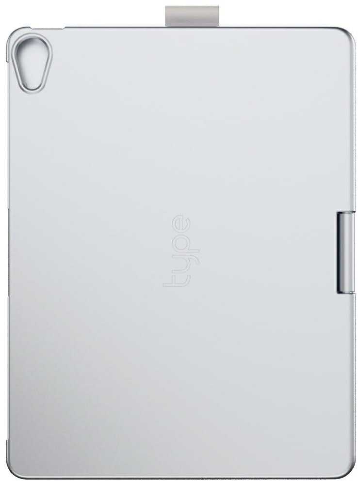 „Typecase Flexbook Touch“ dėklas iPad Air 11" M2 2024 / M3 2025 / M4 2026 sidabrinei