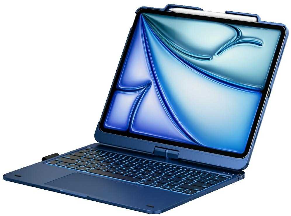 Typecase Flexbook Touch do iPad Air 13" M2 2024 / M3 2025 / M4 2026 mėlyna