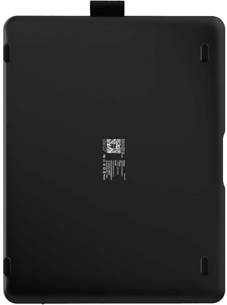 „Typecase Flexbook Touch“ dėklas, skirtas „iPad Pro 11“ (2024/2025), juodas