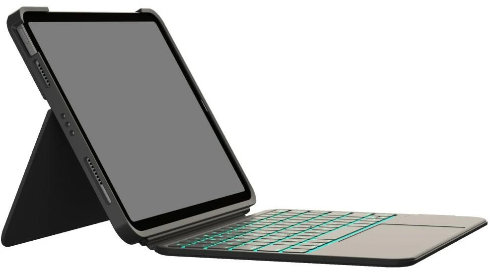 Dėklas Typecase Folio Duo su klaviatūra for Apple iPad Air 11″ M2 2024 / M3 2025 / M4 2026 juodos spalvos