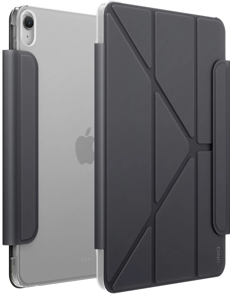 Dėklas UNIQ Camden Lite skirtas iPad Air 13″ M2 2024 / M3 2025 / M4 2026 pilkas