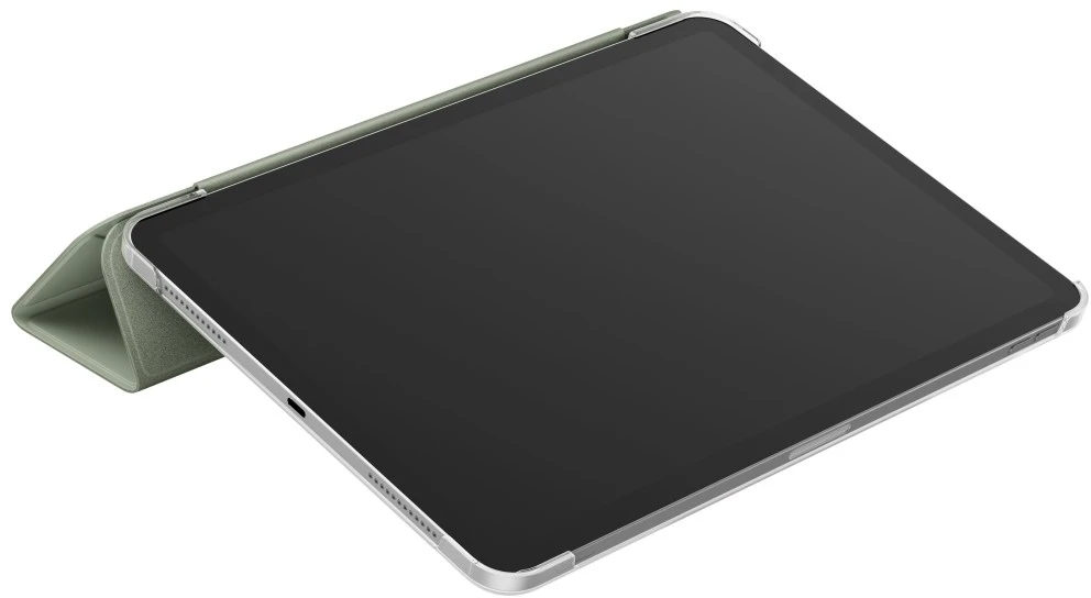 Dėklas UNIQ Camden Lite skirtas iPad skirtas iPad Air 11″ M2 2024 / M3 2025 / M4 2026 žalios spalvos