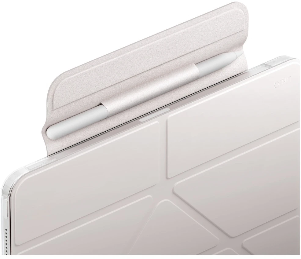 Dėklas UNIQ Camden Lite do iPad do iPad Air 11" M2 2024 / M3 2025 / M4 2026 smėlio spalva