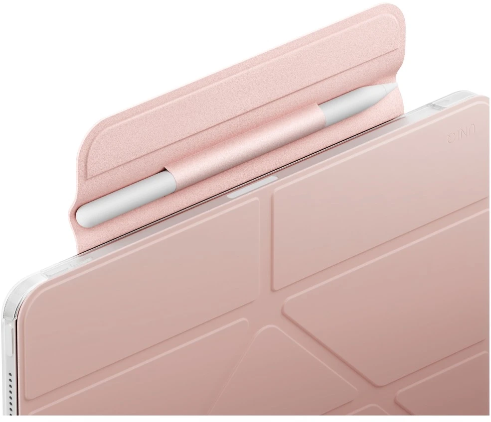 Dėklas UNIQ Camden Lite do iPad do iPad Air 11" M2 2024 / M3 2025 / M4 2026 rožinė