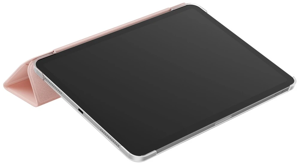 Dėklas UNIQ Camden Lite skirtas iPad skirtas iPad 11″ A16 (2025) / iPad 10.9″ 10 gen. (2022) rožinės spalvos