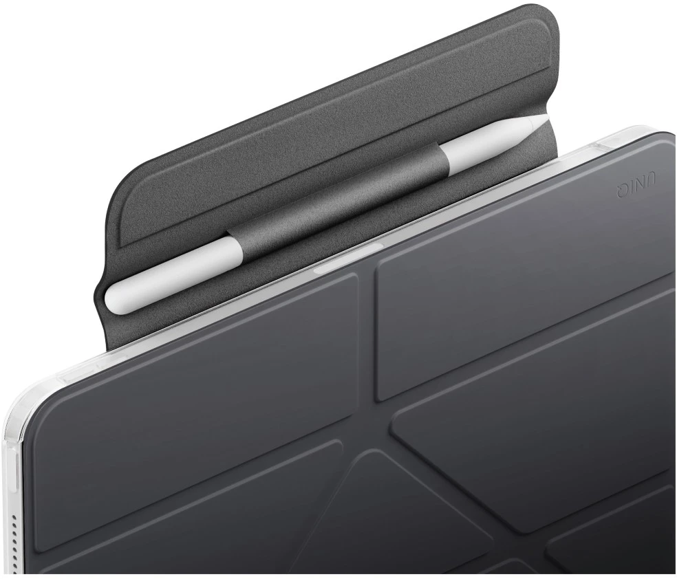 Dėklas UNIQ Camden Lite skirtas iPad skirtas iPad 11″ A16 (2025) / iPad 10.9″ 10 gen. (2022) pilkas