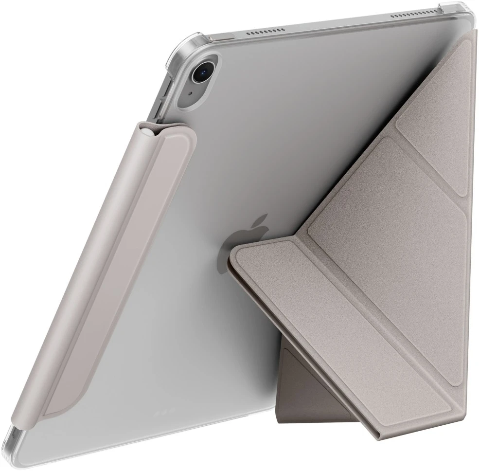 Dėklas UNIQ Camden Lite do iPad do iPad Air 11" M2 2024 / M3 2025 / M4 2026 smėlio spalva