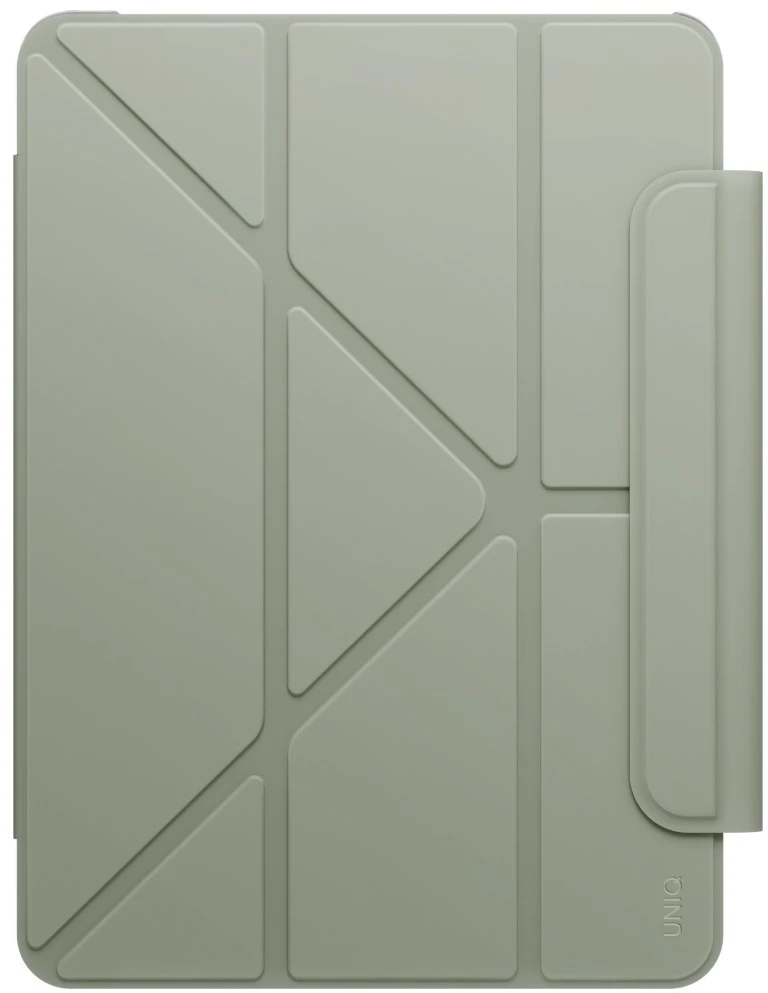 Dėklas UNIQ Camden Lite skirtas iPad skirtas iPad Air 11″ M2 2024 / M3 2025 / M4 2026 žalios spalvos