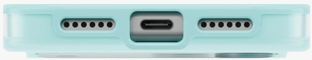 Dėklas UNIQ Clario skirtas iPhone 18 Pro Max / 17 Pro Max Magclick Charging ekologiškas mėtų spalvos