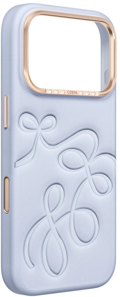 Dėklas UNIQ Coehl Cloude, skirtas iPhone 18 Pro / 17 Pro, su magnetiniu įkrovimu, mėlynas