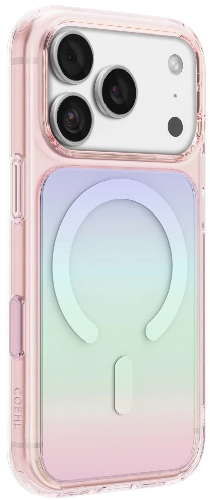 Dėklas UNIQ Coehl Estelle, skirtas iPhone 18 Pro Max / 17 Pro Max, su magnetiniu įkrovimu, rožinis