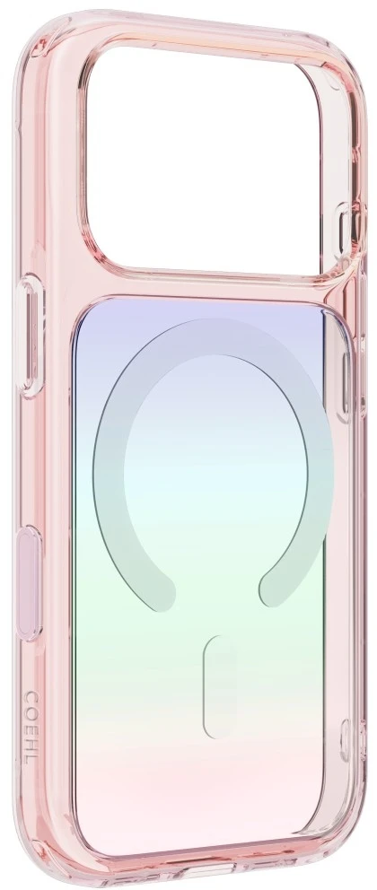 Dėklas UNIQ Coehl Estelle, skirtas iPhone 18 Pro Max / 17 Pro Max, su magnetiniu įkrovimu, rožinis