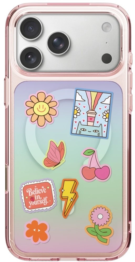 Dėklas UNIQ Coehl Estelle, skirtas iPhone 18 Pro / 17 Pro, su magnetiniu įkrovimu, rožinis