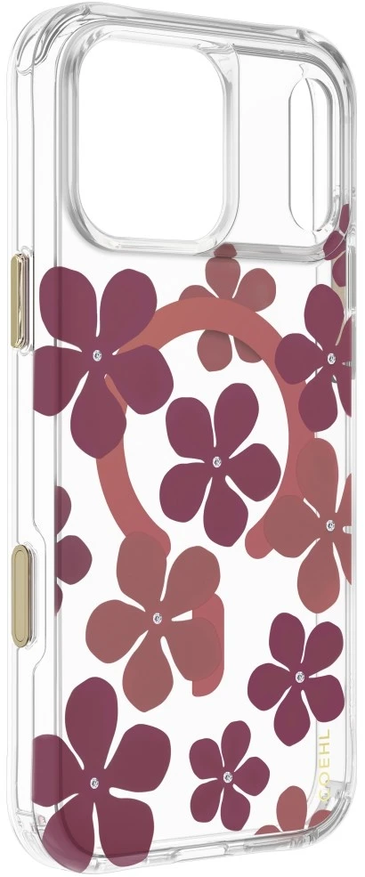 Dėklas UNIQ Coehl Mila, skirtas iPhone 18 Pro Max / 17 Pro Max, magnetinis įkrovimas, bordo spalvos