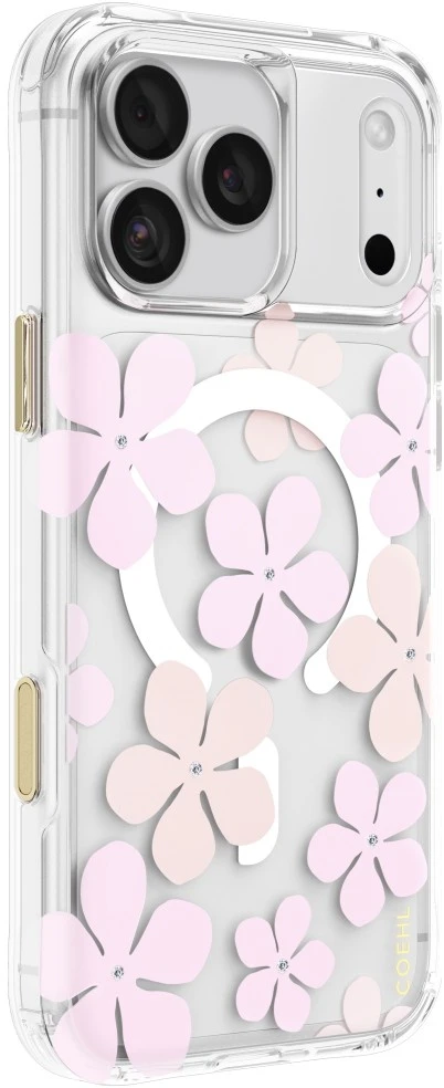 Dėklas UNIQ Coehl Mila, skirtas iPhone 18 Pro Max / 17 Pro Max, magnetinis įkrovimas, rožinis