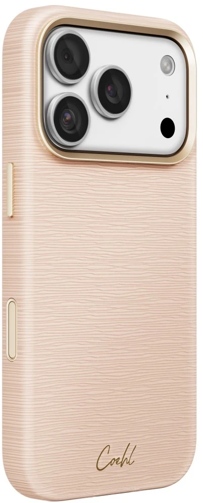 Dėklas UNIQ Coehl Mirelle, skirtas iPhone 18 Pro / 17 Pro, su magnetiniu įkrovimu, rožinis