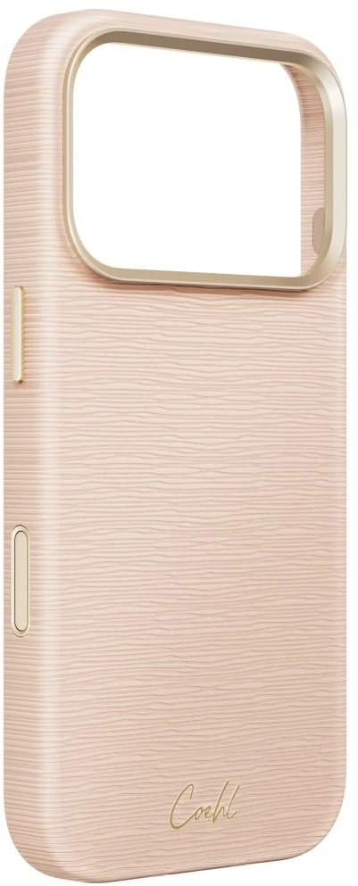Dėklas UNIQ Coehl Mirelle, skirtas iPhone 18 Pro / 17 Pro, su magnetiniu įkrovimu, rožinis