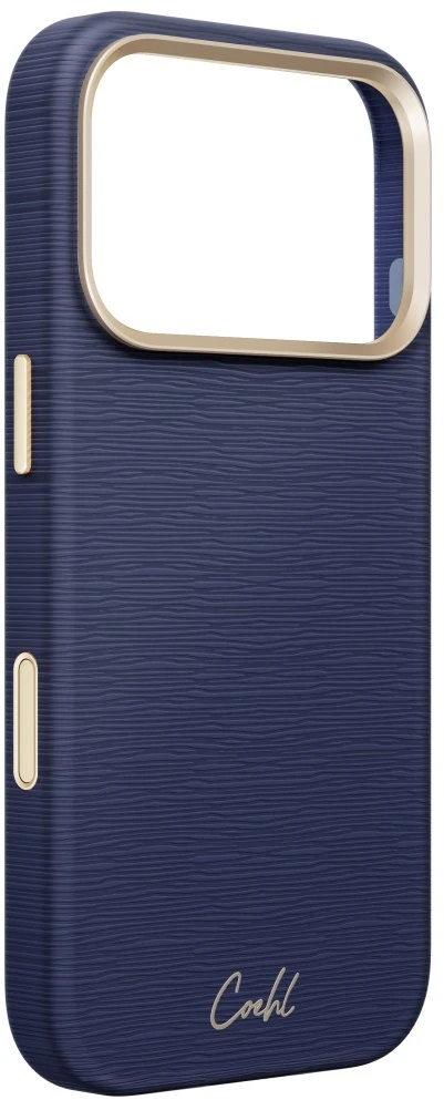 Dėklas UNIQ Coehl Mirelle, skirtas iPhone 18 Pro / 17 Pro, su magnetiniu įkrovimu, noble mėlynas spalvos