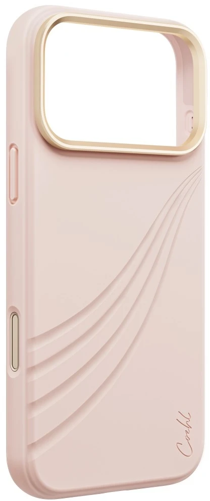 Dėklas UNIQ Coehl Serina, skirtas iPhone 18 Pro Max / 17 Pro Max, su magnetiniu įkrovimu, rožinis