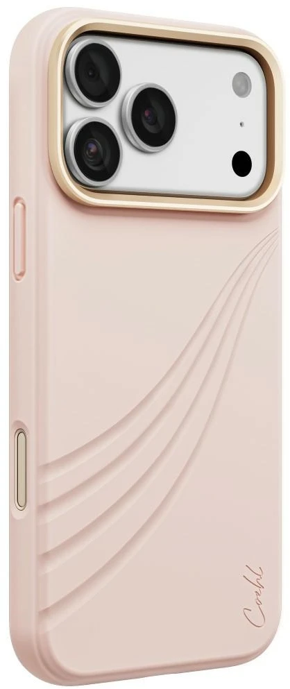 Dėklas UNIQ Coehl Serina, skirtas iPhone 18 Pro Max / 17 Pro Max, su magnetiniu įkrovimu, rožinis