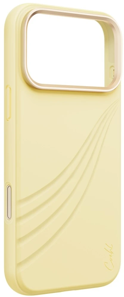 Dėklas UNIQ Coehl Serina do iPhone 18 Pro Max / 17 Pro Max Magnetic Charging geltona