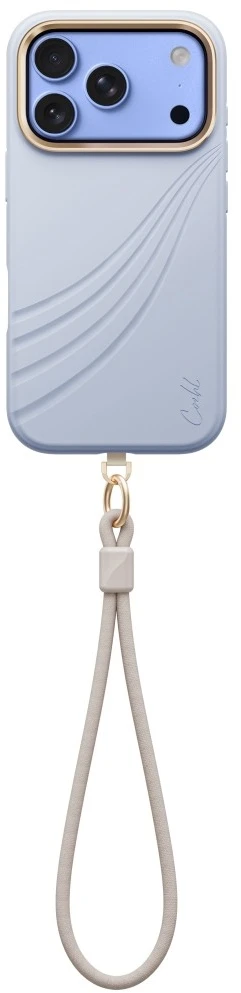 Dėklas UNIQ Coehl Serina, skirtas iPhone 18 Pro / 17 Pro, su magnetiniu įkrovimu, mėlynas