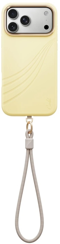 Dėklas UNIQ Coehl Serina do iPhone 18 Pro Max / 17 Pro Max Magnetic Charging geltona