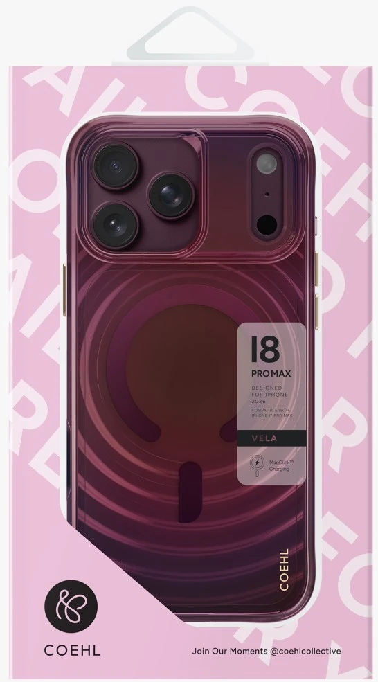Dėklas UNIQ Coehl Vela do iPhone 18 Pro Max / 17 Pro Max Magnetic Charging bordinė