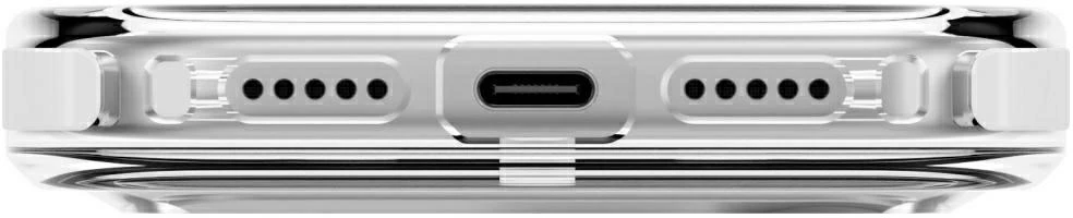 Dėklas UNIQ Combat, skirtas iPhone 18 Pro / 17 Pro, su Magclick Charging, baltas