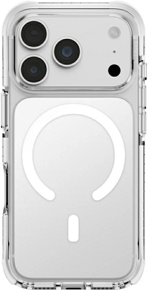 Dėklas UNIQ Combat, skirtas iPhone 18 Pro / 17 Pro, su Magclick Charging, baltas