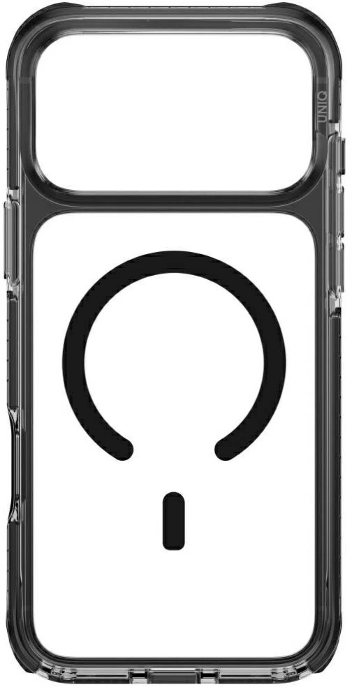 Dėklas UNIQ Combat, skirtas iPhone 18 Pro Max / 17 Pro Max, su Magclick Charging funkcija, juodos spalvos