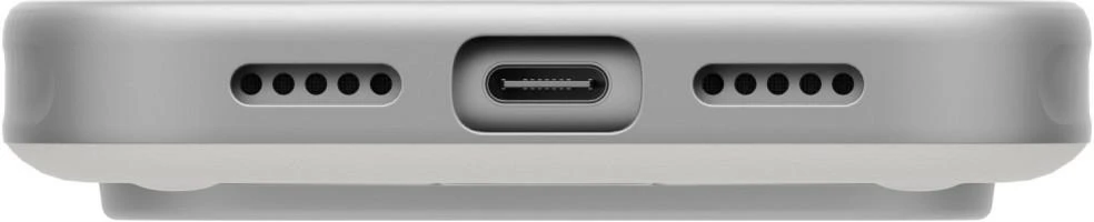 Dėklas UNIQ Elix do iPhone 18 Pro / 17 Pro 360 Rotating Kickstand šviesiai pilkas