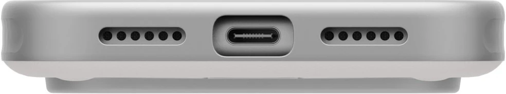 Dėklas UNIQ Elix do iPhone 18 Pro Max / 17 Pro Max 360 Rotating Kickstand šviesiai pilkas