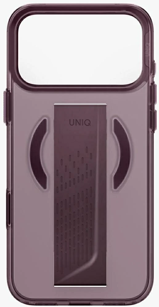 Dėklas UNIQ Heldro Air, skirtas iPhone 18 Pro Max / 17 Pro Max, su Magclick Charging, bordo spalvos