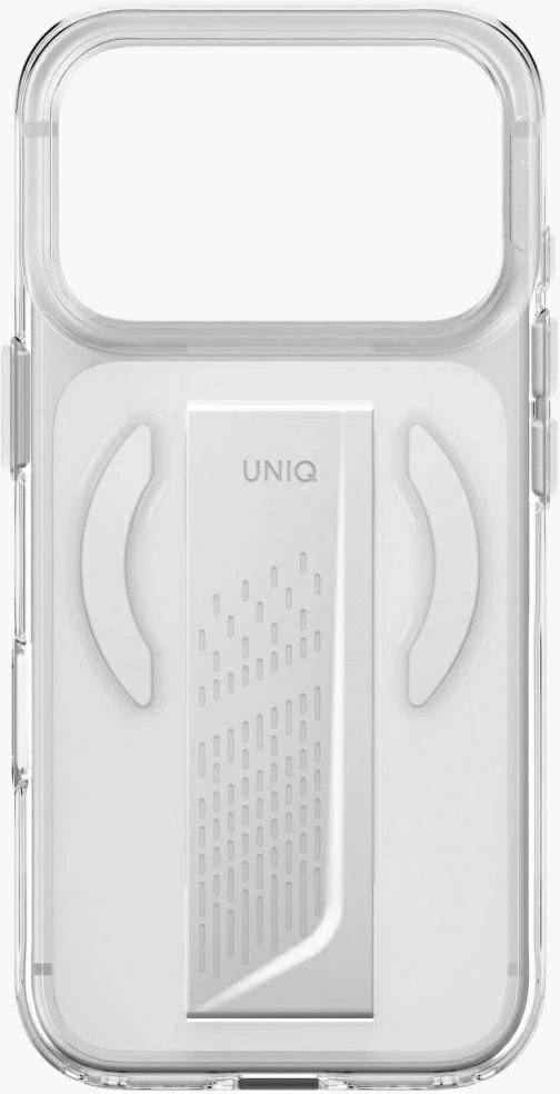 Dėklas UNIQ Heldro Air, skirtas iPhone 18 Pro / 17 Pro, Magclick Charging, skaidrus