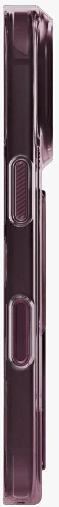 Dėklas UNIQ Heldro Air, skirtas iPhone 18 Pro / 17 Pro, su Magclick Charging, burgundo spalvos