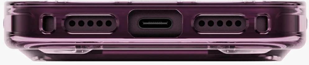 Dėklas UNIQ Heldro Air, skirtas iPhone 18 Pro Max / 17 Pro Max, su Magclick Charging, bordo spalvos