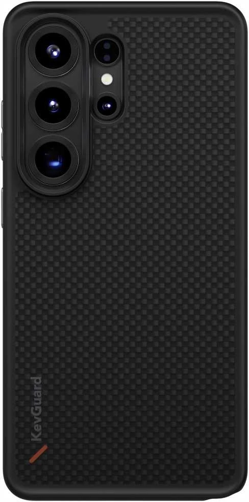 Dėklas UNIQ Keva Samsung Galaxy S26 Ultra Magclick Charging juodos spalvos