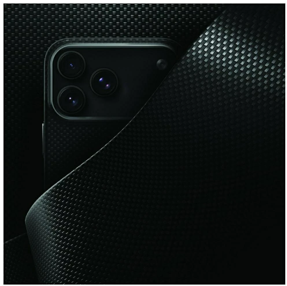 Dėklas UNIQ Keva EDGE, skirtas iPhone 18 Pro / 17 Pro, su Magclick Charging, juodos spalvos