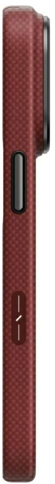 Dėklas UNIQ Keva EDGE skirtas iPhone 18 Pro / 17 Pro Magclick Charging raudonas