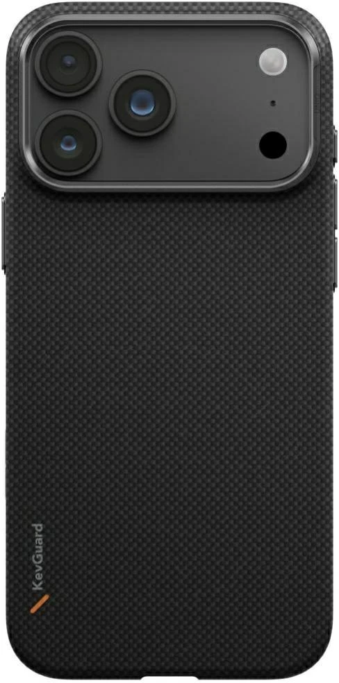 Dėklas UNIQ Keva EDGE, skirtas iPhone 18 Pro Max / 17 Pro Max, Magclick Charging, juodos spalvos