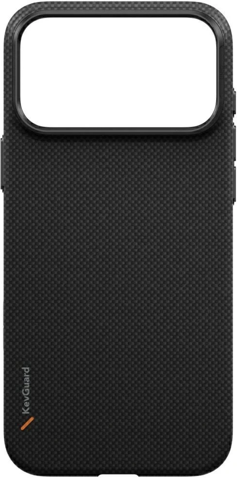 Dėklas UNIQ Keva EDGE, skirtas iPhone 18 Pro Max / 17 Pro Max, Magclick Charging, juodos spalvos