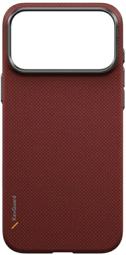 Dėklas UNIQ Keva EDGE, skirtas iPhone 18 Pro Max / 17 Pro Max, Magclick Charging, raudonas