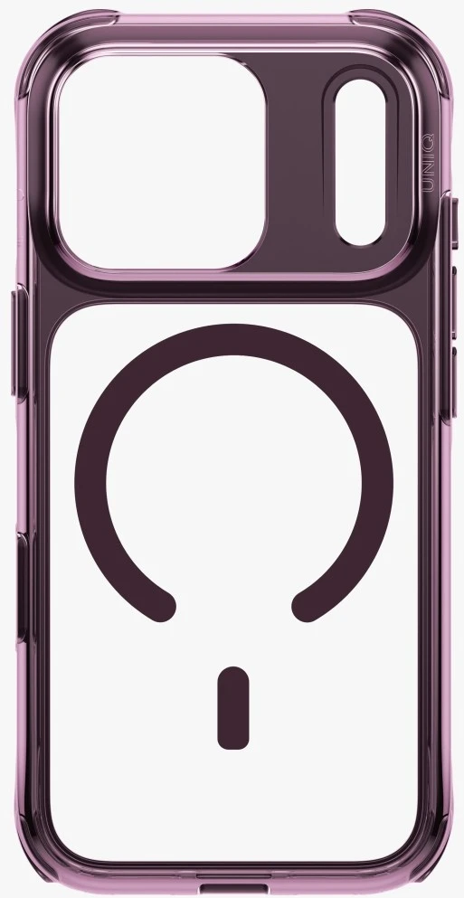 Dėklas UNIQ LifePro Xtreme, skirtas iPhone 18 Pro / 17 Pro, su Magclick įkrovimu, bordo spalvos