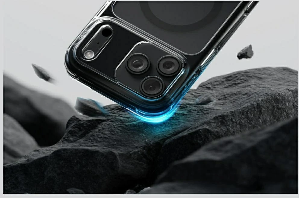 Dėklas UNIQ Lifepro Xtreme do iPhone 18 Pro Max / 17 Pro Max permatomas
