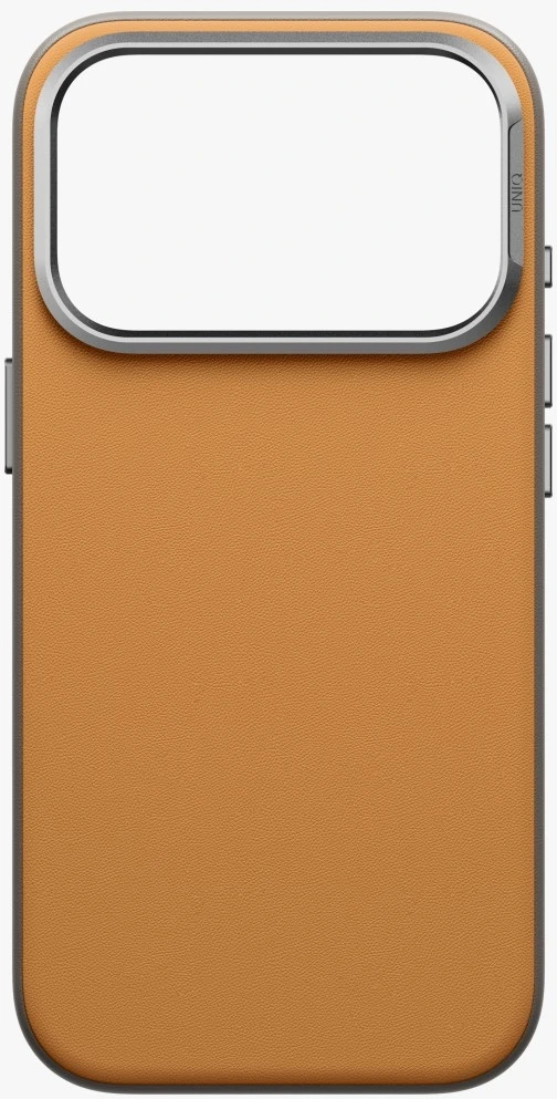 Dėklas UNIQ Lyden DS, skirtas iPhone 18 Pro / 17 Pro, su Magclick įkrovimu, smėlio spalvos