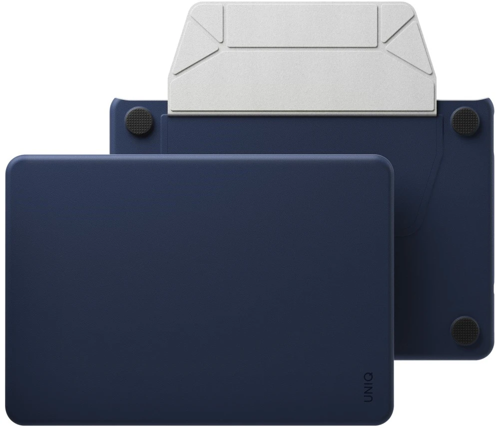 Dėklas UNIQ Lyden Versa skirtas MacBook Neo mėlynos spalvos