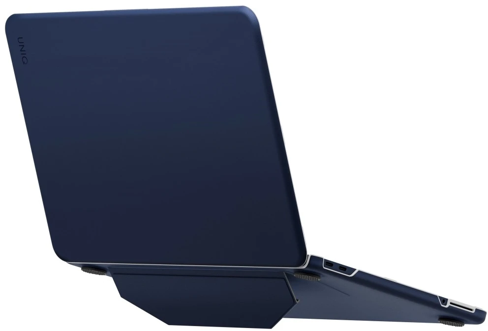 Dėklas UNIQ Lyden Versa skirtas MacBook Neo mėlynos spalvos