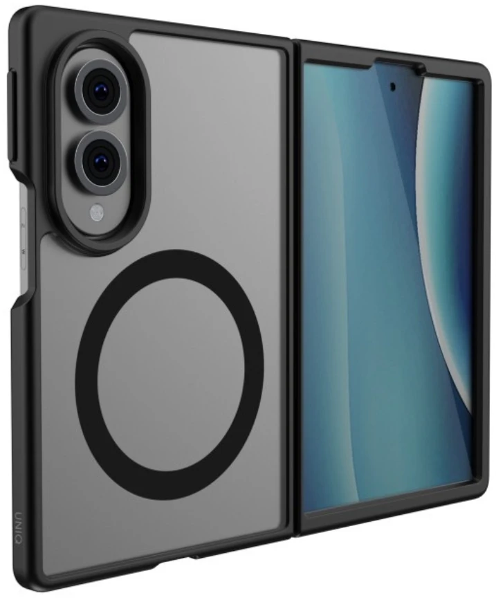 Dėklas UNIQ Veren AF skirtas Samsung Galaxy Z Fold8 Magclick Charging juodos spalvos